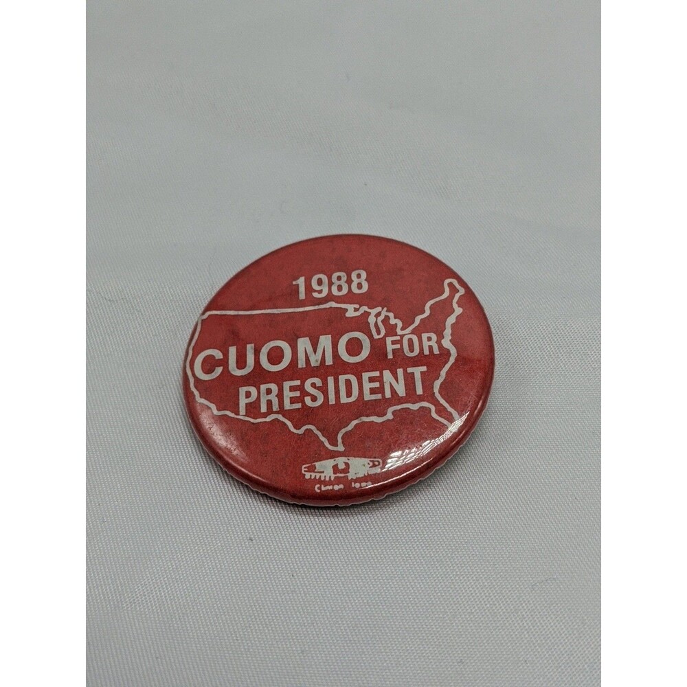 1988 Cuomo For President Pin